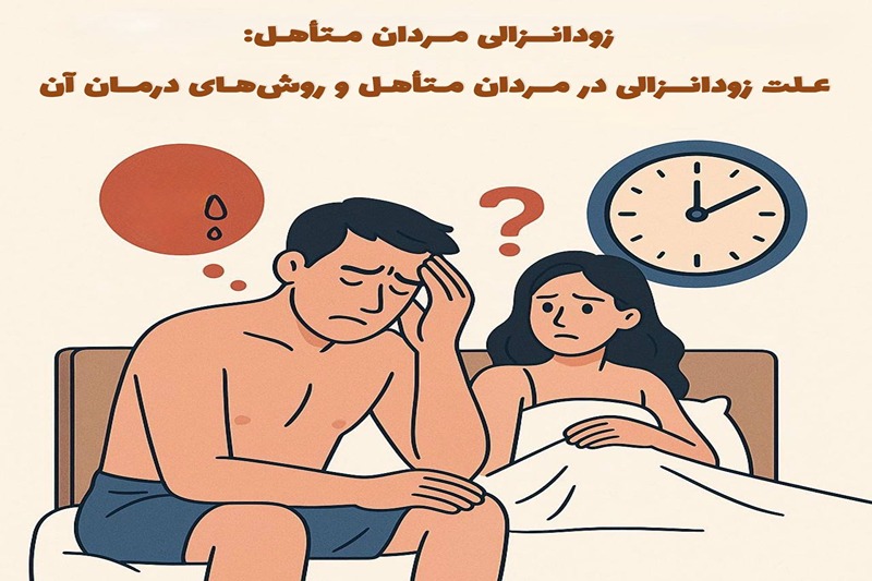 زودانزالی مردان متأهل: علت زودانزالی در مردان متأهل و روش‌های درمان آن
