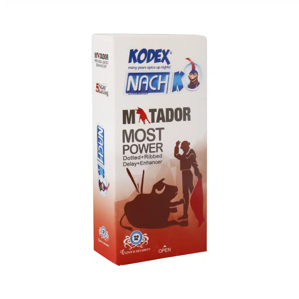 Kodex-Matador-Most-Power-Condom-12-Pcs.jpg.webp کاندوم خاردار و حلقوی کدکس مدل Matador - Image 1