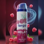 اسپری تاخیری لارگو (Largo) با رایحه تمشک – حجم اقتصادی ۶۵ میلی‌لیتر