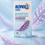 کاندوم فوق‌العاده نازک و حساس کدکس (Kodex Ultra Thin Sensitive) 12 عددی