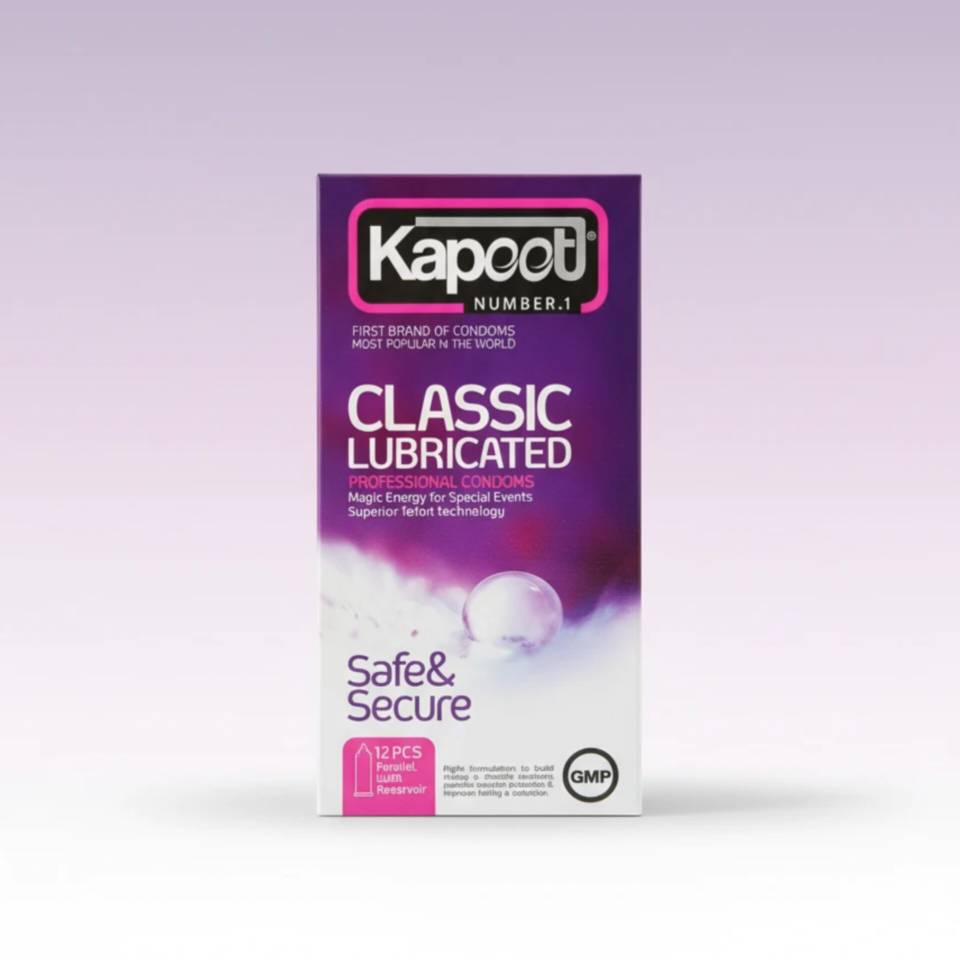 InShot_20260427_105600608.jpg کاندوم کاپوت مدل Classic Lubricated – کلاسیک و روانکننده - Image 1